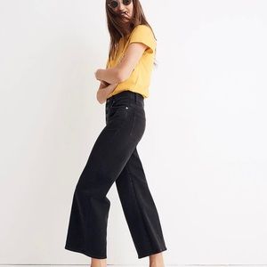 Madewell wide leg ankle jeans